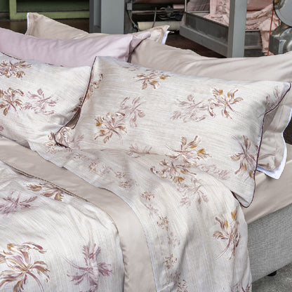 SOFFICEPIUMA® Completo Letto MATRIMONIALE  in MADAPOLAM di puro cotone  art. DAFNE