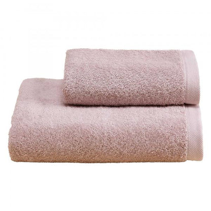 BiancoPerla Coppia Asciugamani in Spugna di puro cotone 530gr art. PERLA