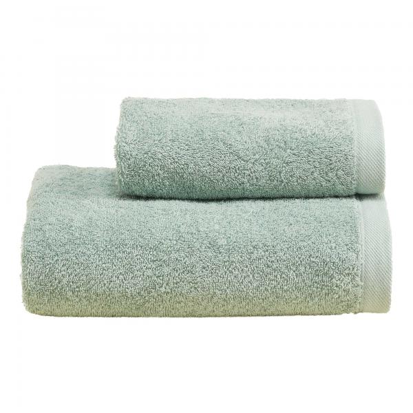 BiancoPerla Coppia Asciugamani in Spugna di puro cotone 530gr art. PERLA