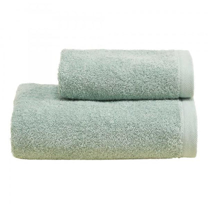 BiancoPerla Coppia Asciugamani in Spugna di puro cotone 530gr art. PERLA