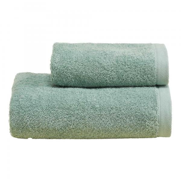 BiancoPerla Coppia Asciugamani in Spugna di puro cotone 530gr art. PERLA