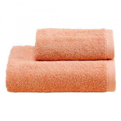 BiancoPerla Coppia Asciugamani in Spugna di puro cotone 530gr art. PERLA