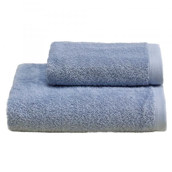 BiancoPerla Coppia Asciugamani in Spugna di puro cotone 530gr art. PERLA