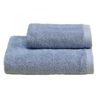 BiancoPerla Coppia Asciugamani in Spugna di puro cotone 530gr art. PERLA