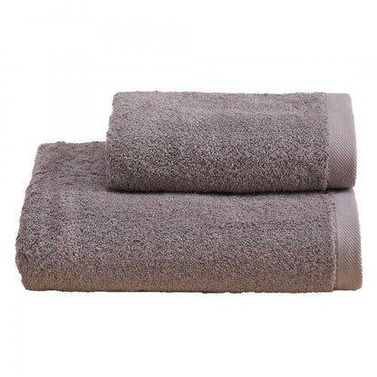 BiancoPerla Coppia Asciugamani in Spugna di puro cotone 530gr art. PERLA