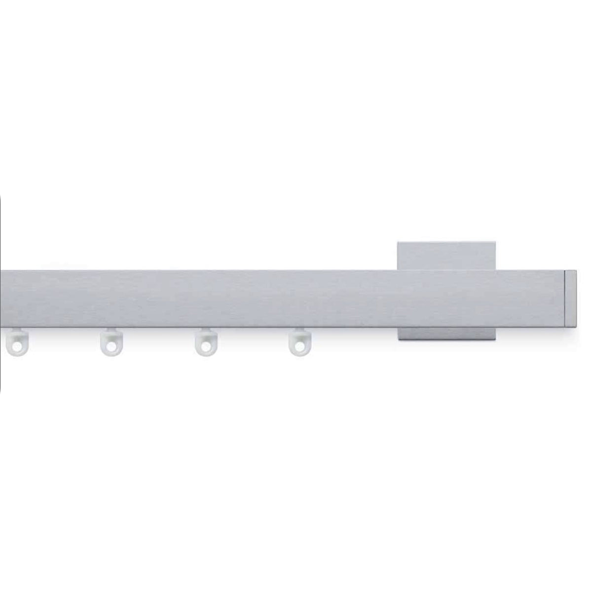 Scaglioni Binario alluminio per montaggio tende quadrato 25 x 25 mm art. ISIDE