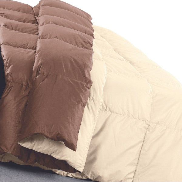 DAUNEN STEP Trapunta piuma d'oca double face Classic Winter 90% piumino - 10% piumetta art. DUNA