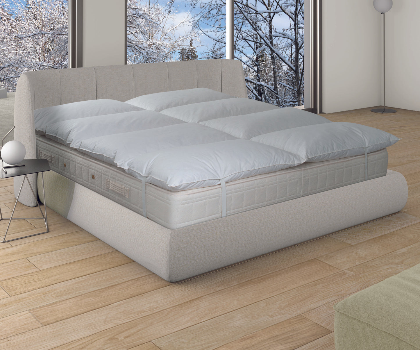 Sofficepiuma by Plumex Topper Benessere in 30 % piumino - 70% piumette  art. PRESIDENT