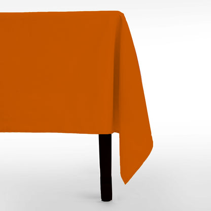 Tovaglia panama tinta unita arancio sofficepiuma