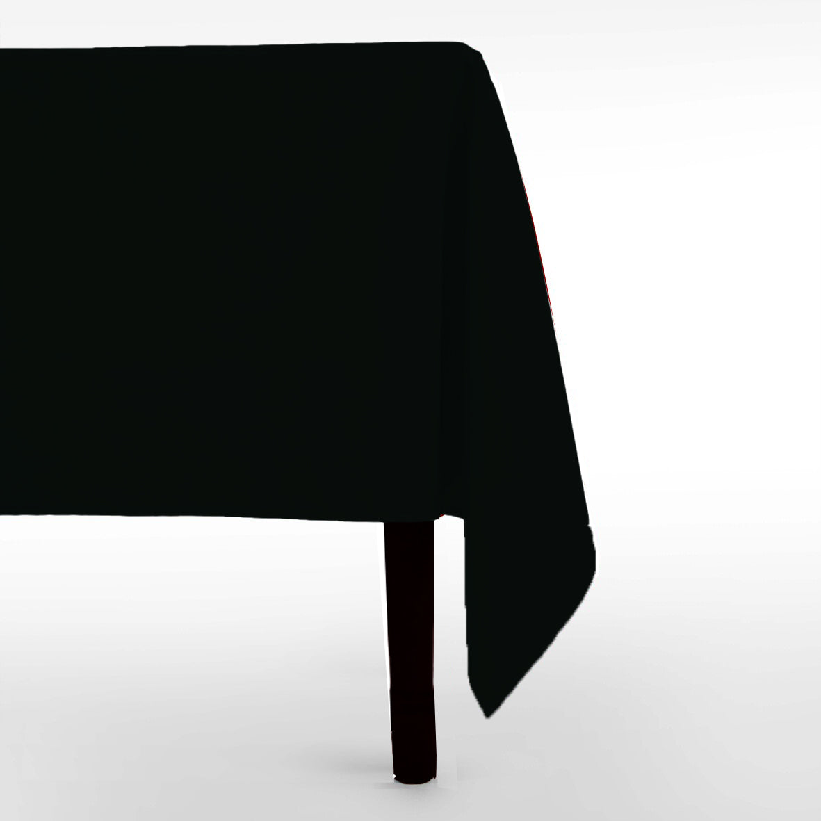 Tovaglia panama tinta unita nero sofficepiuma copia