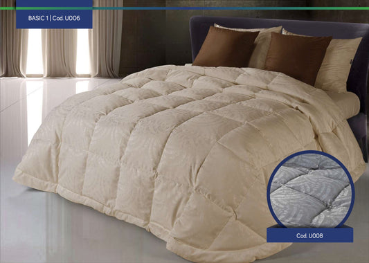 CINELLI Trapunta in piuma d'oca FANTASIA collezione BASIC 1  art.  U006 GOLD