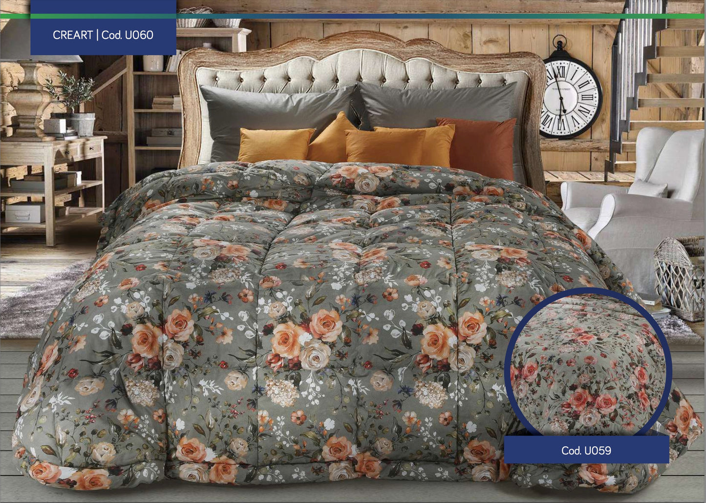 CINELLI Trapunta in piuma d'oca FANTASIA collezione CREART  art. U060