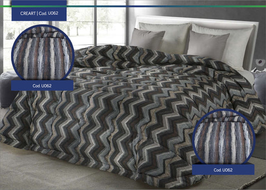 CINELLI Trapunta in piuma d'oca FANTASIA collezione CREART  art. U062 Riga Dritta