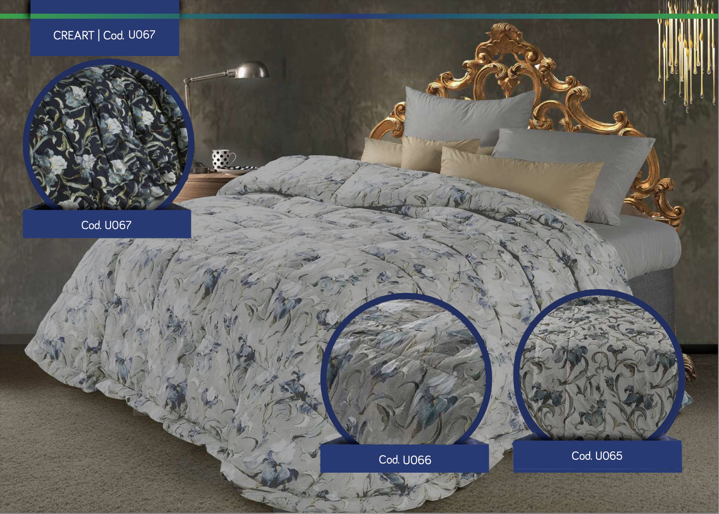 CINELLI Trapunta in piuma d'oca FANTASIA collezione CREART  art. U067