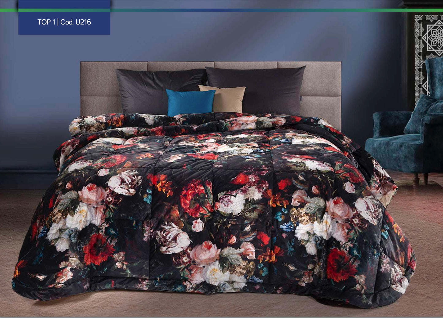 CINELLI Trapunta in piuma d'oca FANTASIA collezione TOP 1  art.  U216