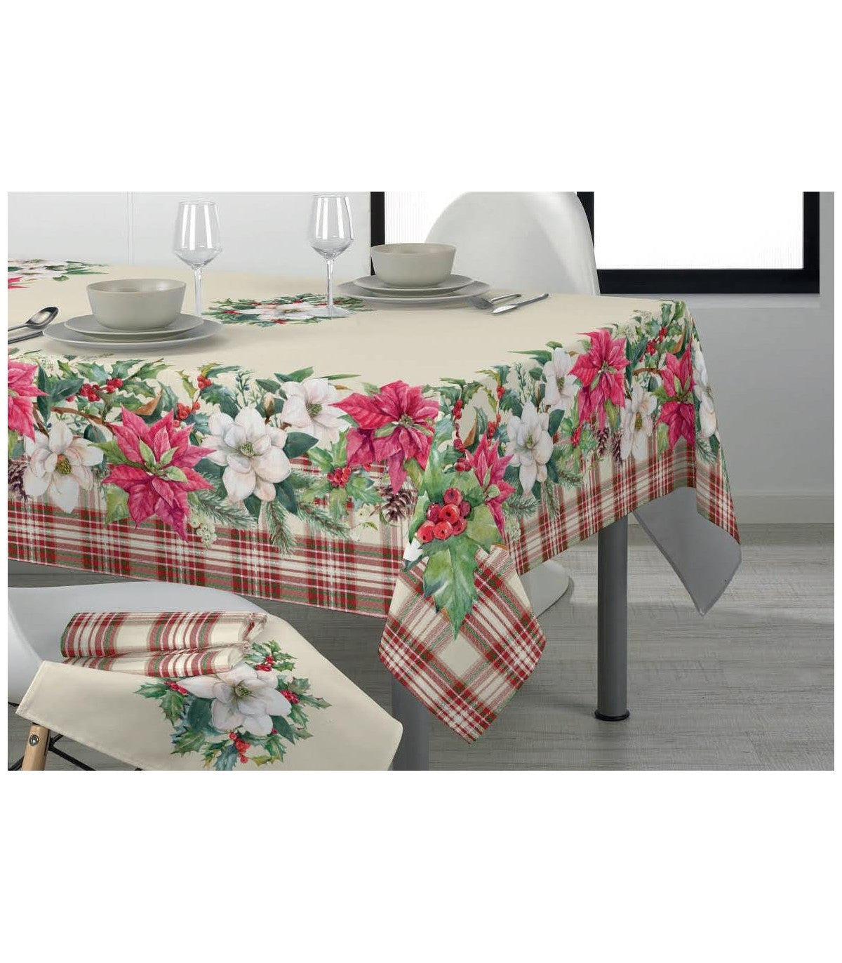 MAE' by Via Roma 60 Tovaglia Natale Linea Tavola art. BACCA