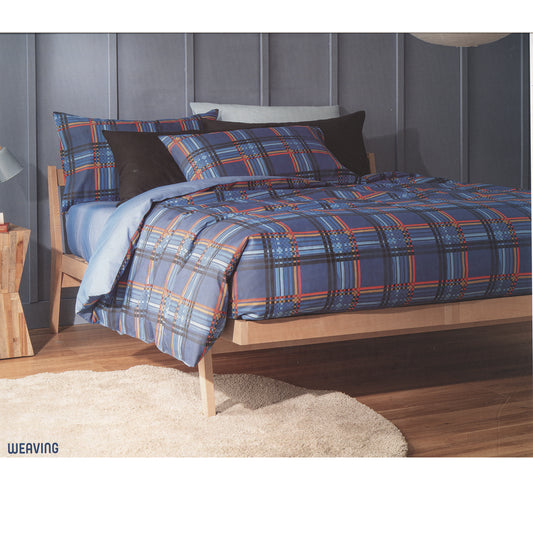 bassetti copripiumino matrimoniale piazza mezzo singolo cotone fantasia weaving