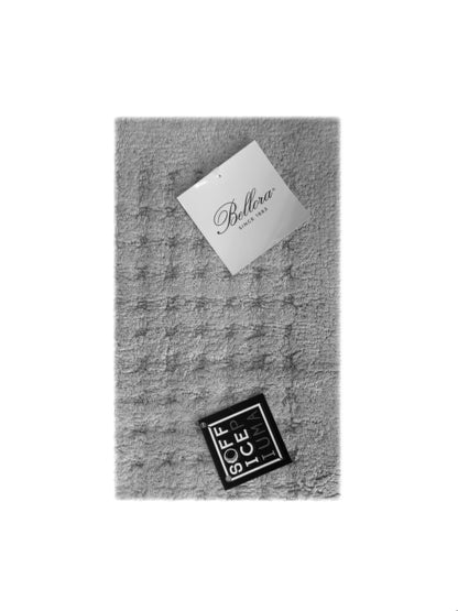 BELLORA Tappeto da bagno in spugna di puro cotone art. FIOCCO