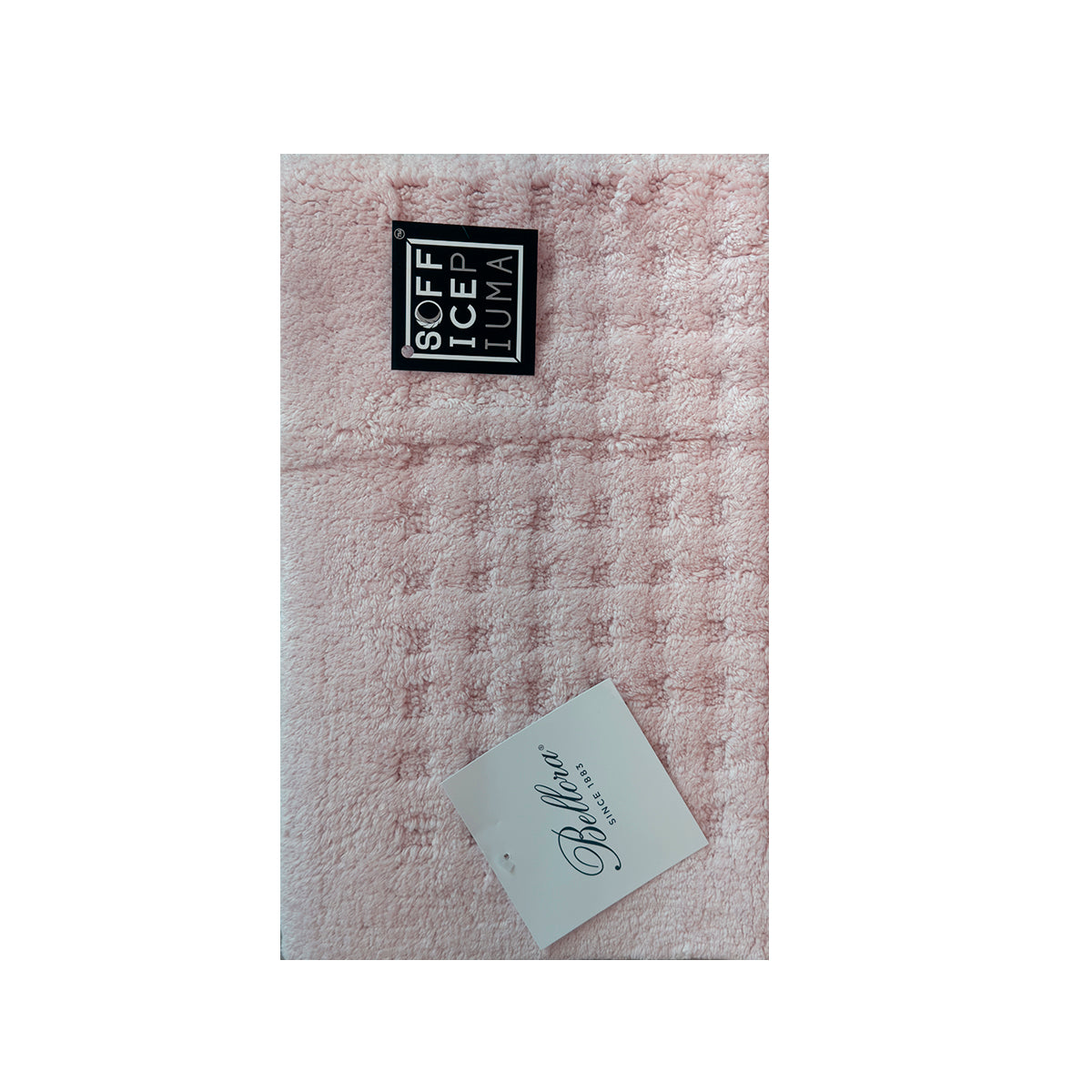 BELLORA Tappeto da bagno in spugna di puro cotone art. FIOCCO