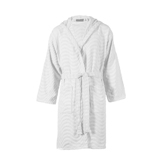 MIRABELLO CARRARA Accappatoio in spugna con cappuccio art. MURANO