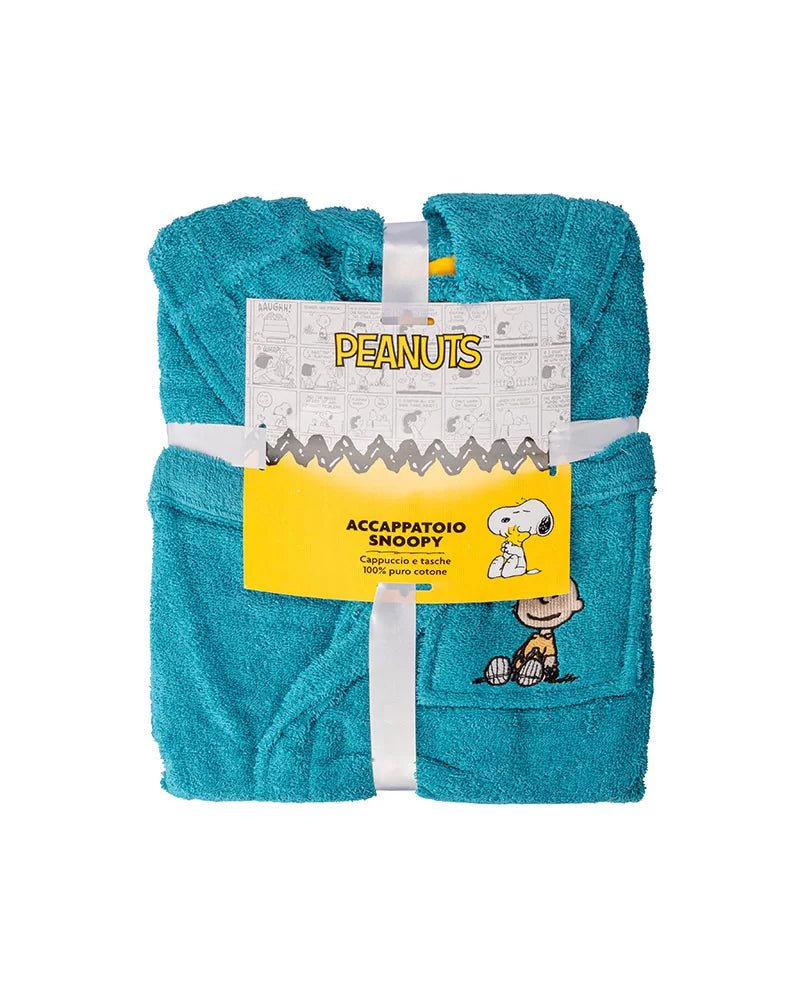 Le Vie del Cotone ACCAPPATOIO in spugna di puro cotone 380 gr/mq art. CHARLIE BROWN SIT