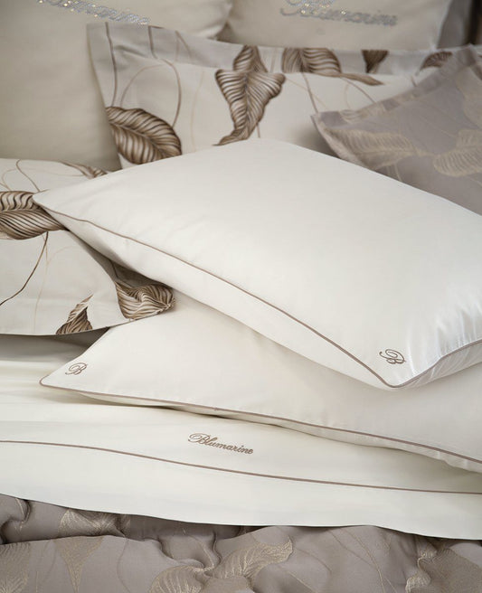 blumarine completo letto matrimoniale raso cotone con profilo sofficepiuma details 11
