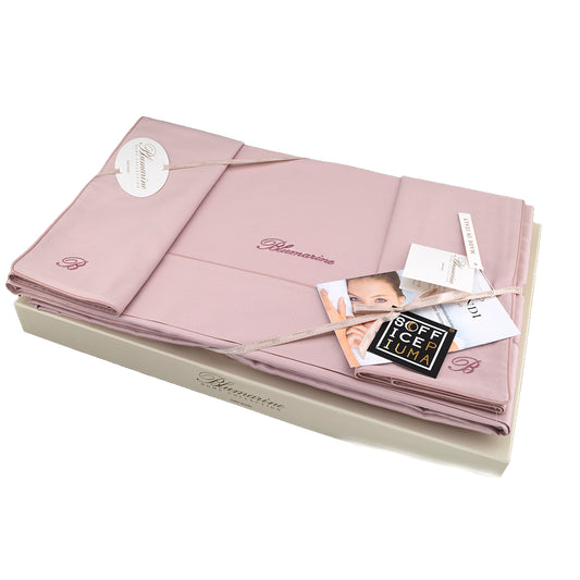 blumarine completo letto matrimoniale raso cotone con profilo sofficepiuma details 211