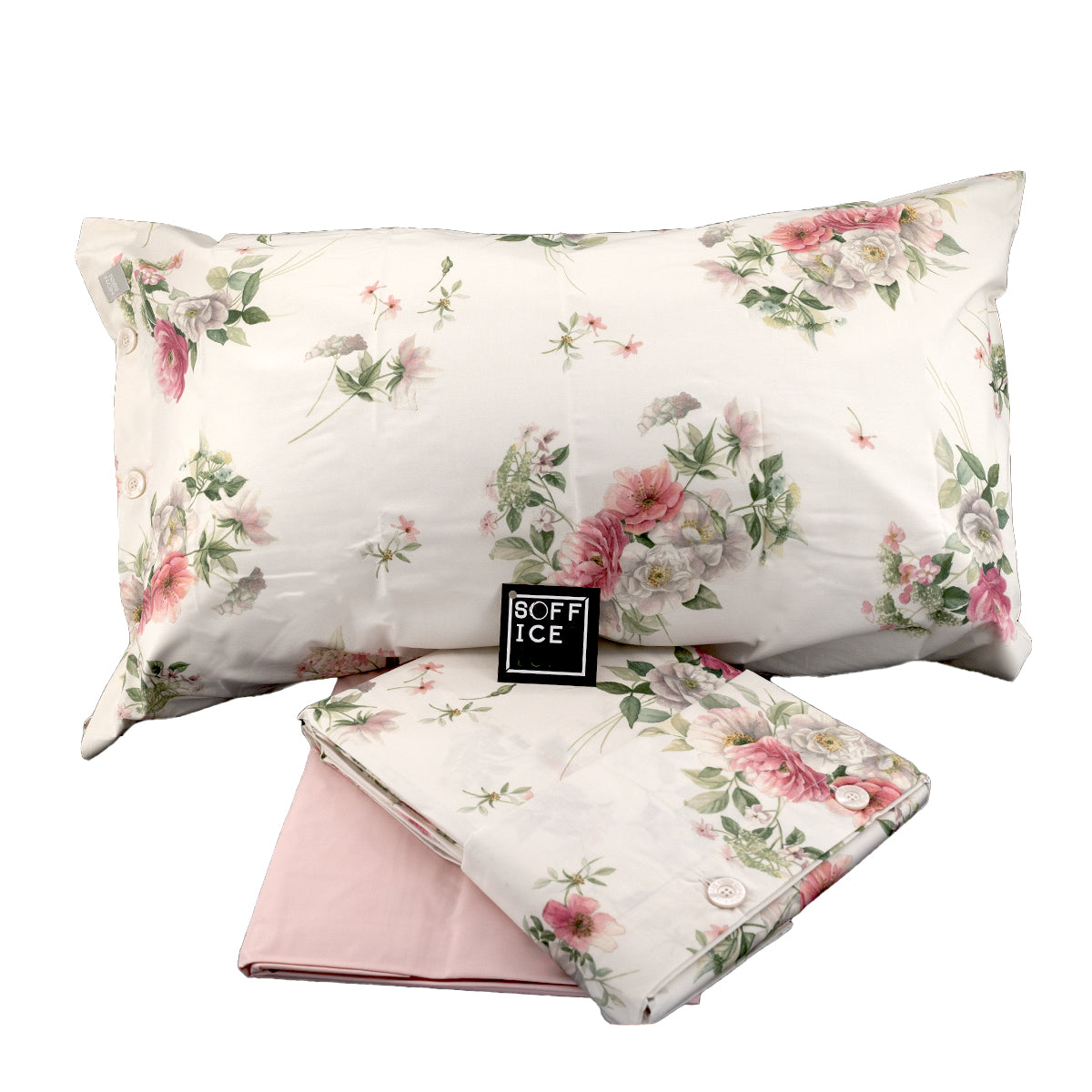 bossi martha neill completo lenzuolo copripiumino sconto outel offerta floreale tinto filo matrimoniale singolo piazza mezzo greta rosa