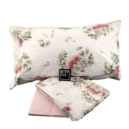 bossi martha neill completo lenzuolo copripiumino sconto outel offerta floreale tinto filo matrimoniale singolo piazza mezzo greta rosa