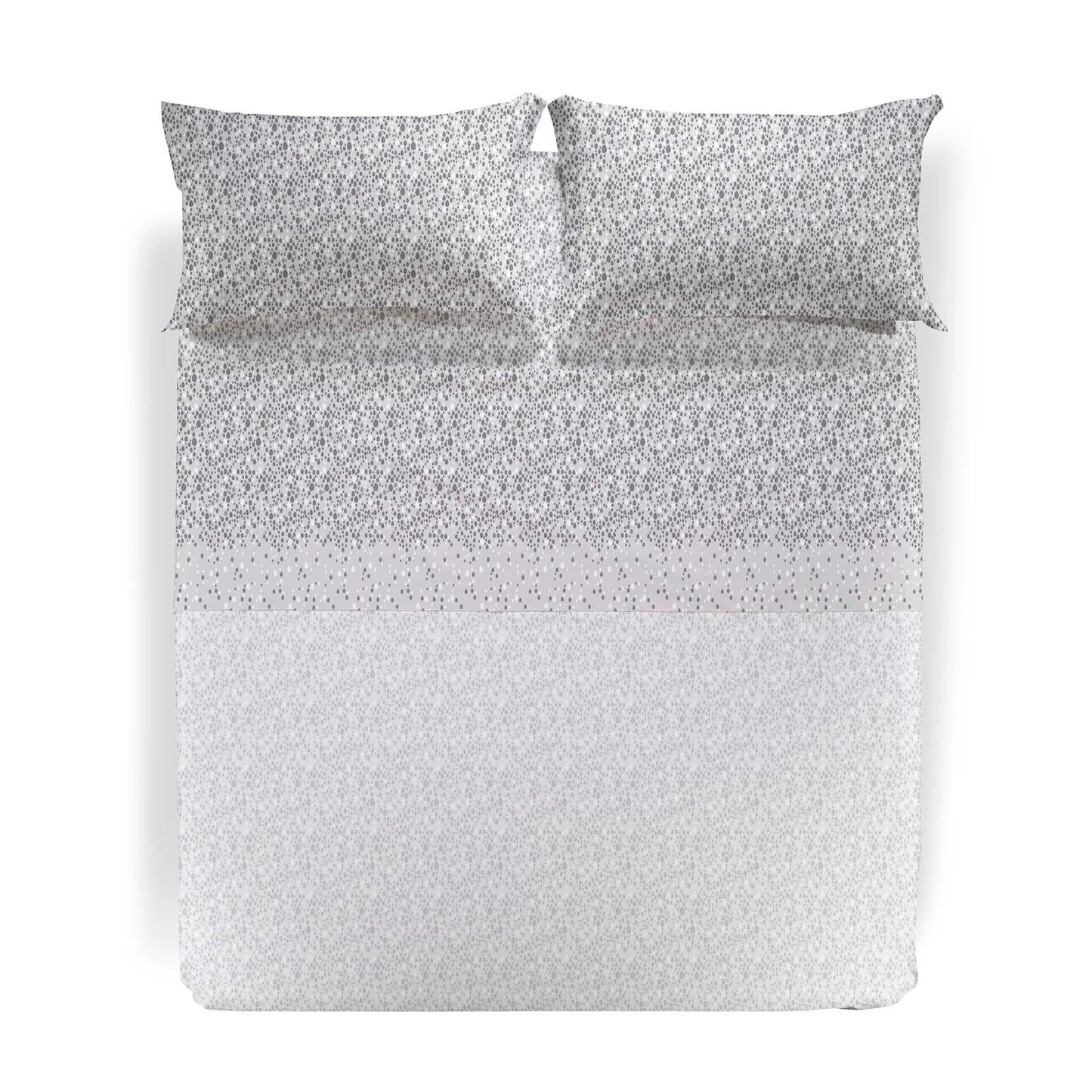 caleffi lenzuolo singolo piazza mezzo matrimoniale rex grigio 0