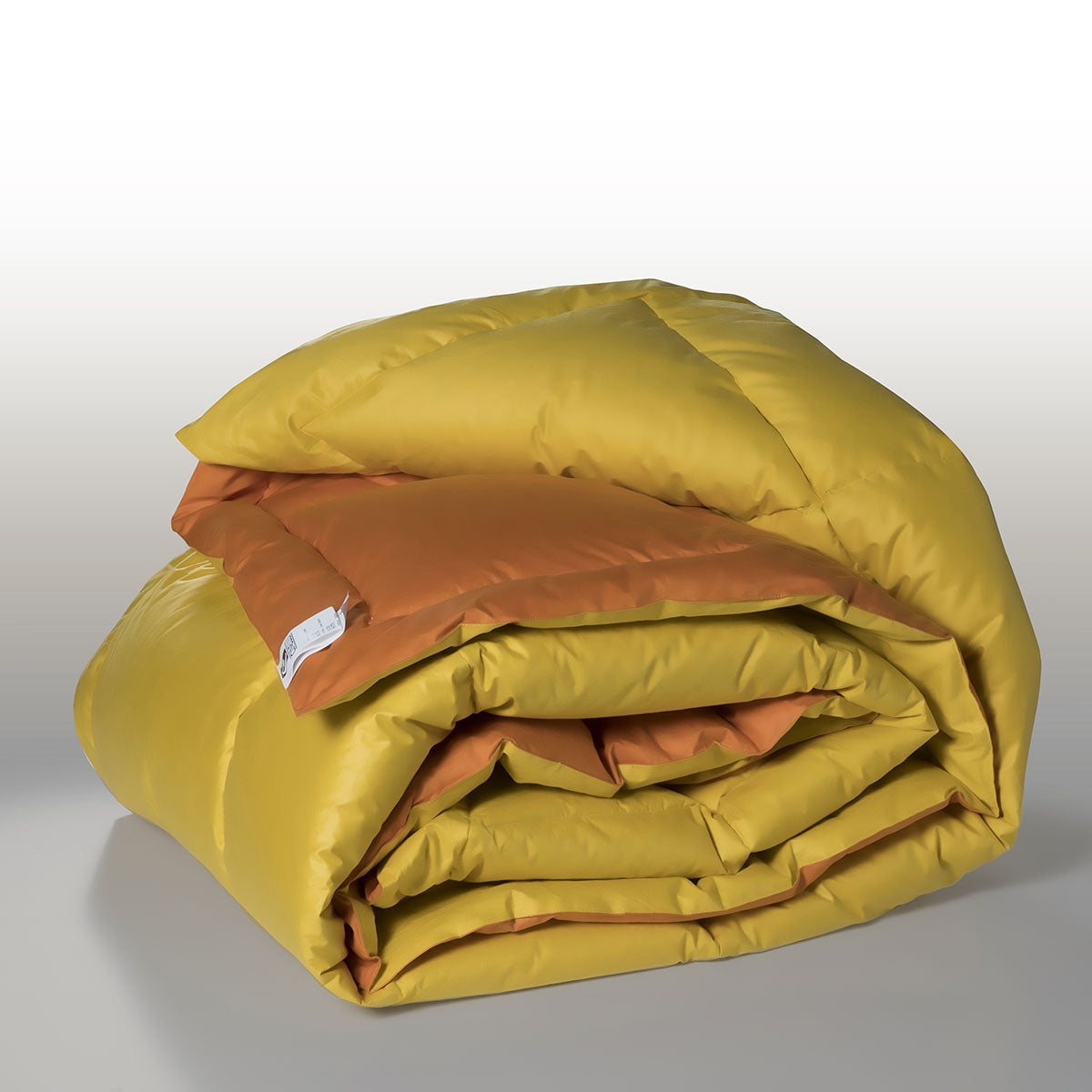 CINELLI BRONZE Trapunta piuma d’oca 80% piumino – 20% Tinta Unita DOUBLE FACE - Piazza Mezzo