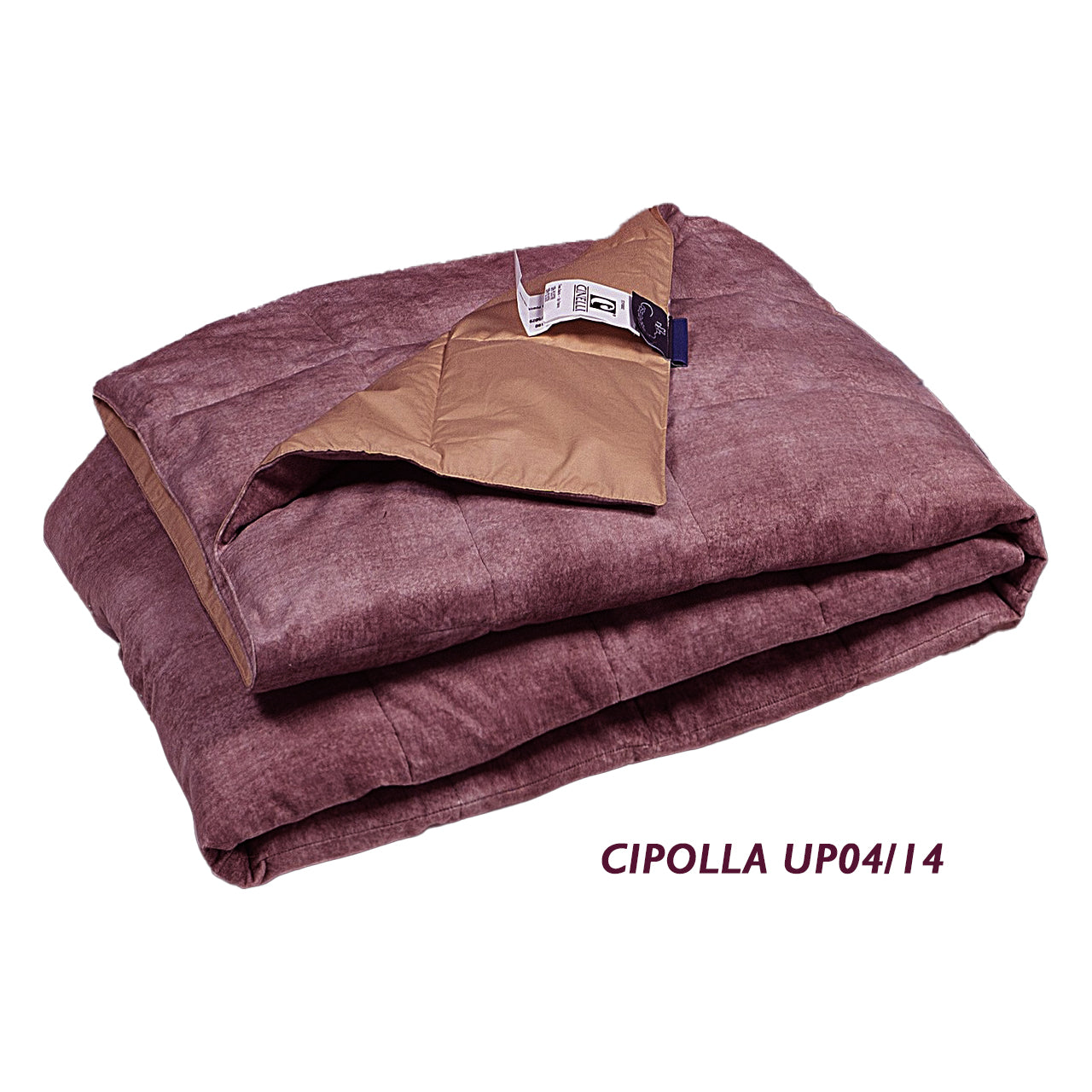 CINELLI Plaid in piuma d'oca double face - tinta unita art. PIPER