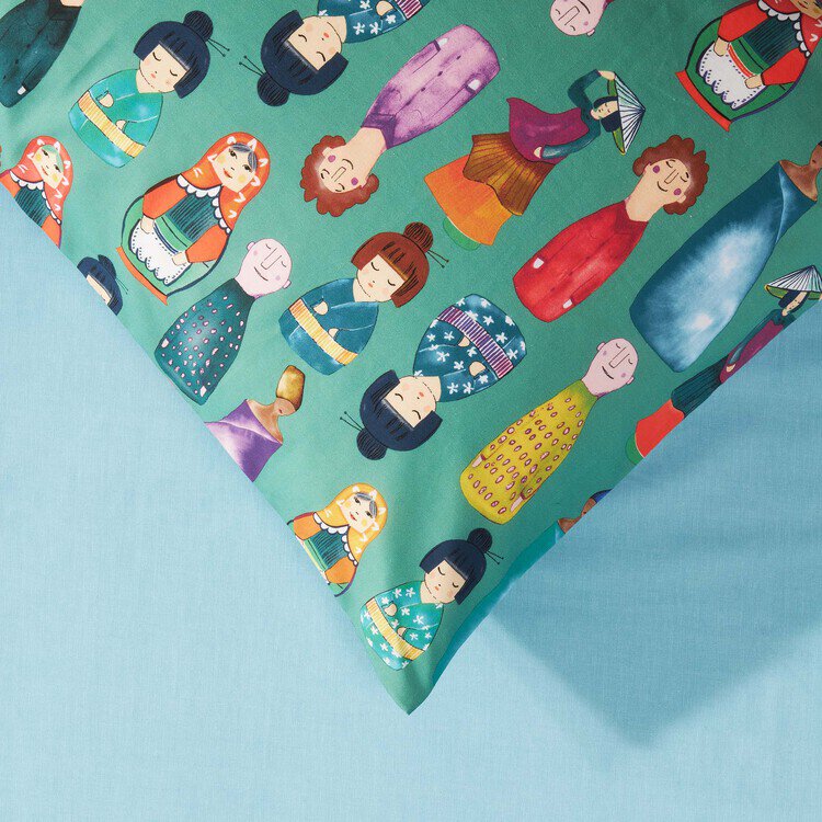 BASSETTI COMPLETO COPRIPIUMINO SINGOLO 1 PIAZZA art. DOLLY