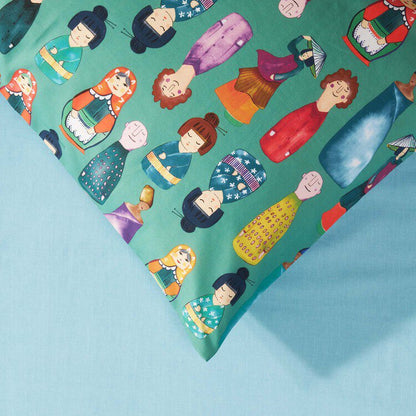 BASSETTI COMPLETO COPRIPIUMINO SINGOLO 1 PIAZZA art. DOLLY