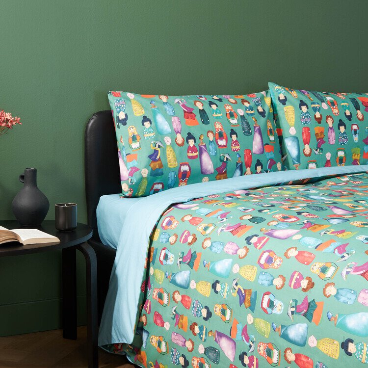 BASSETTI COMPLETO COPRIPIUMINO SINGOLO 1 PIAZZA art. DOLLY