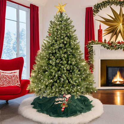 Maè by Via Roma 60 Copribase per albero di Natale  Xmas Time in tessuto velvet art. SUGAR STICK