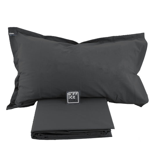 diesel parure copripiumino lenzuolo matrimoniale percalle mirabello carrara solid tinta unita iron