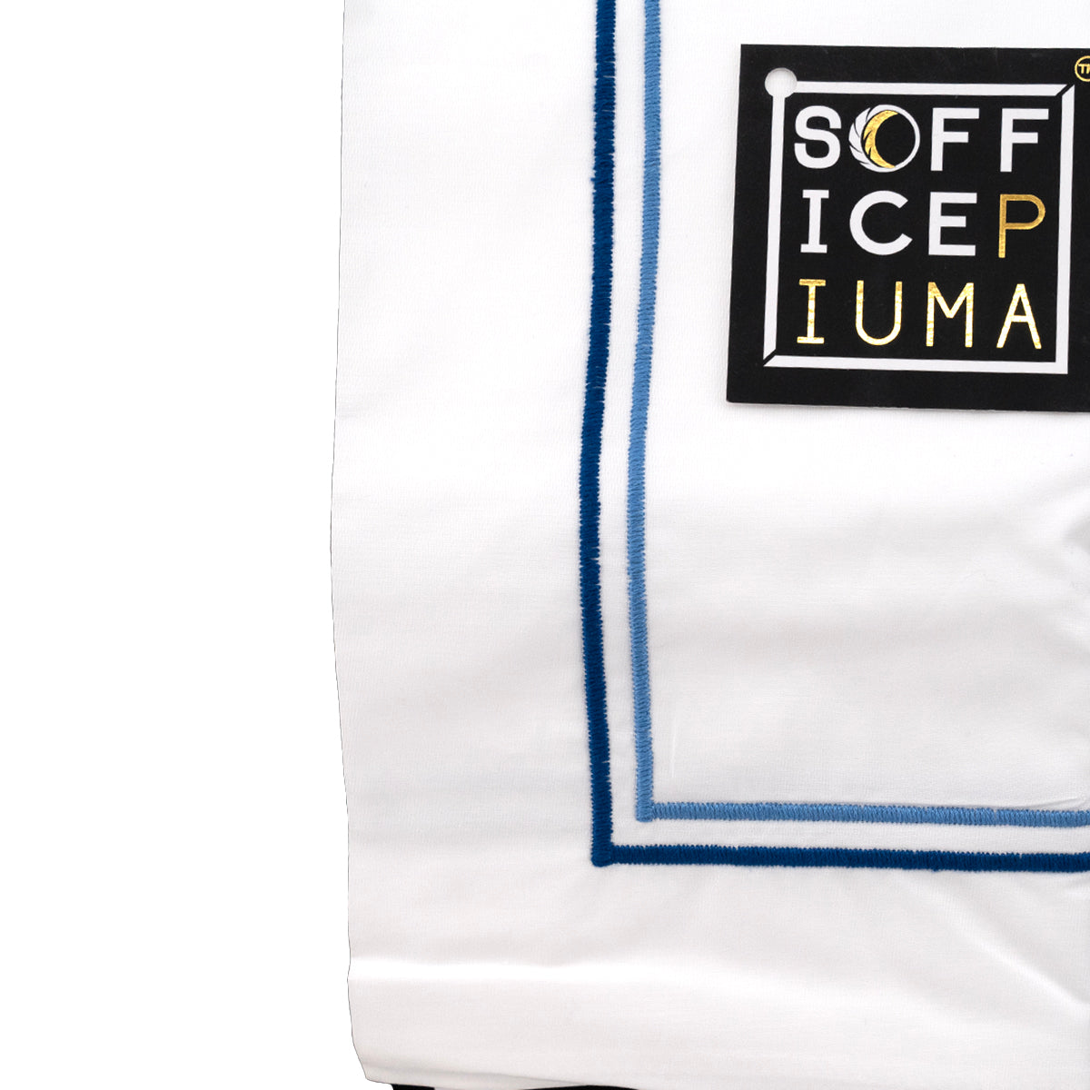 duall martha oneil bossi completo letto parure copripiumino sofficepiuma ricamato duall cross matrimoniale blu celeste