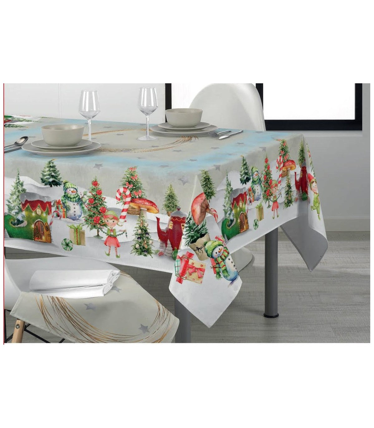 MAE' by Via Roma 60 Tovaglia Natale Linea Tavola art. FATATO