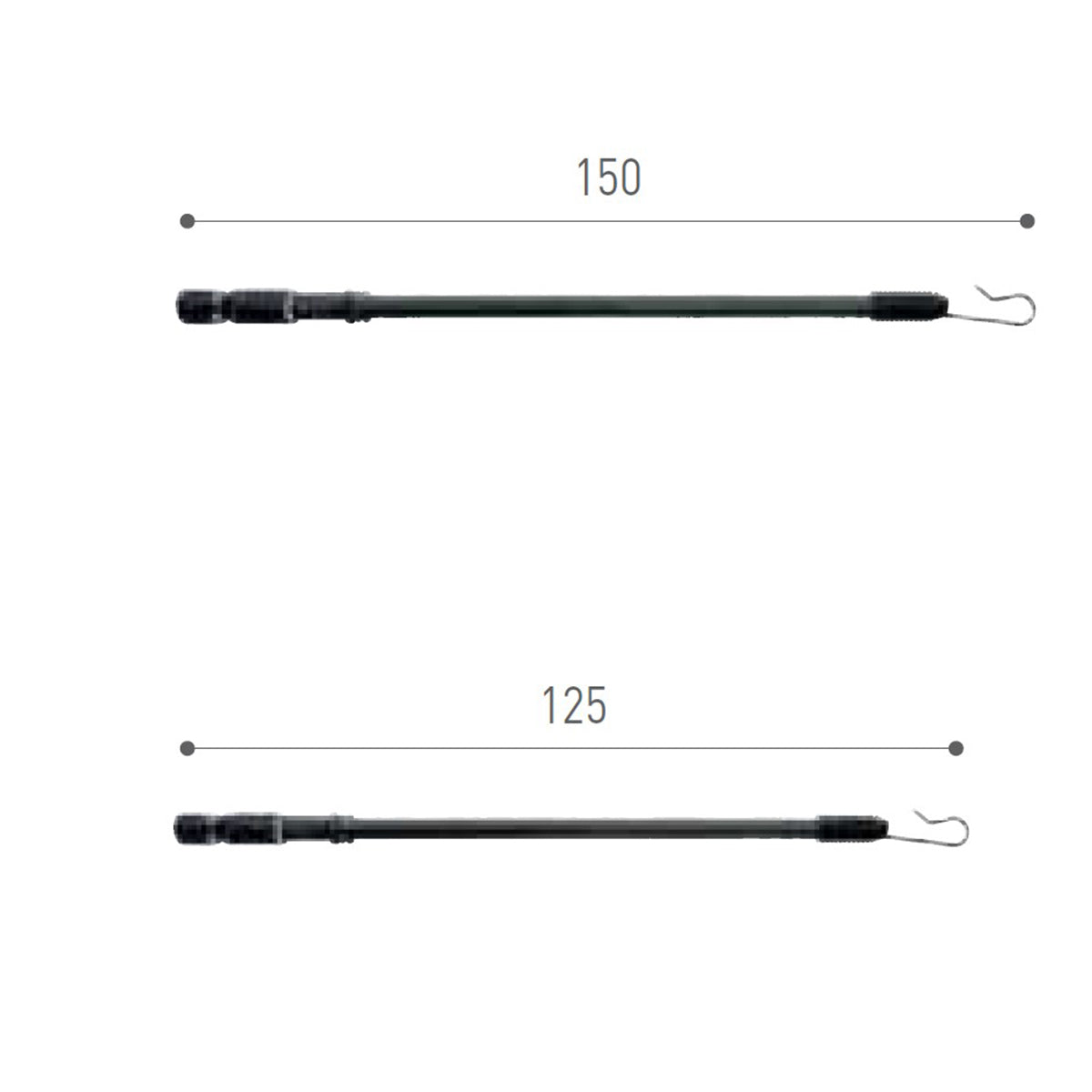 Scaglioni Frusta tira tenda ferro battuto 1037001 -1037002
