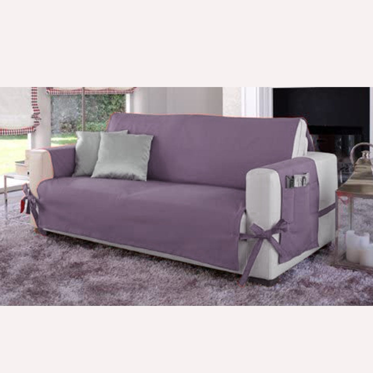 glicine EXPRESS VIA roma copridivano copripoltrona scudo sofficepiuma