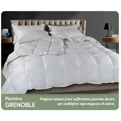 CINELLI piumino letto 100% piumino oca bianca ungherese art. GRENOBLE