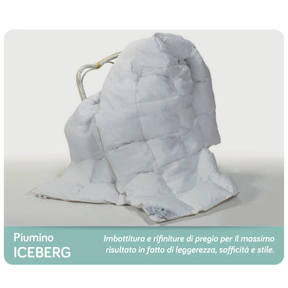 CINELLI piumino letto 100% piumino oca bianca SIBERIANA art. ICEBERG