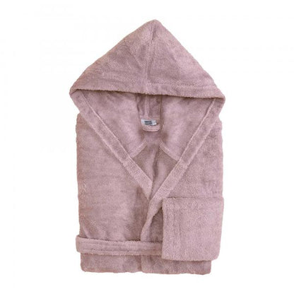 BiancoPerla Accappatoio con Cappuccio in Spugna di puro cotone 530gr art. PERLA