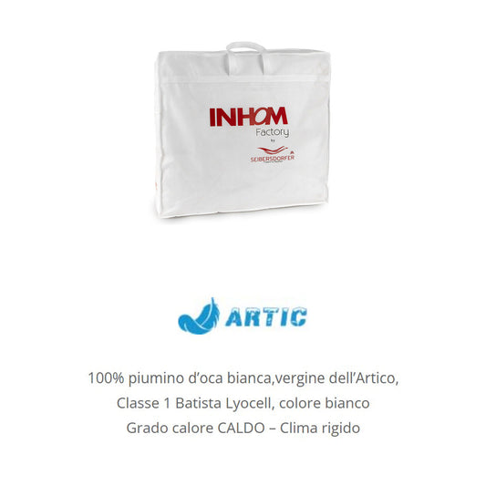 INHOM Factory Piumino letto in piuma d'oca SIBERIANA by SEIBERSDORFER art. ARTIC