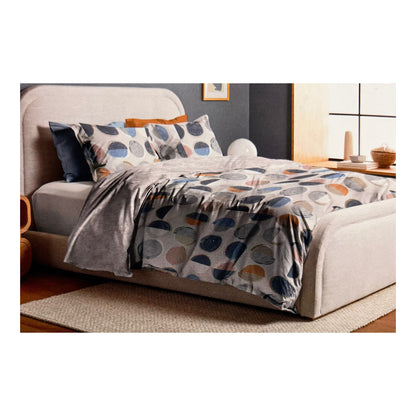 LE VIE DEL COTONE Parure Copripiumino in percalle di cotone SINGOLO collezione Color Trend  art. ATLANTIS