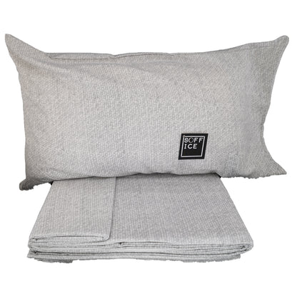 lenzuolo copripiumino flanella cotone fantasia floreale matrimoniale singolo piazza mezzo lana tortora grigio 1