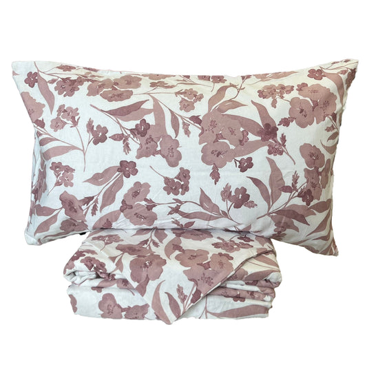 DI MAESTRO Completo Letto Matrimoniale  in FLANELLA  art. MALIKA