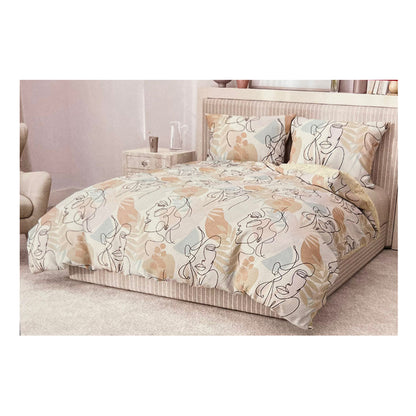 LE VIE DEL COTONE Parure Copripiumino in percalle di cotone MATRIMONIALE collezione Color Trend  art. EXOTIC