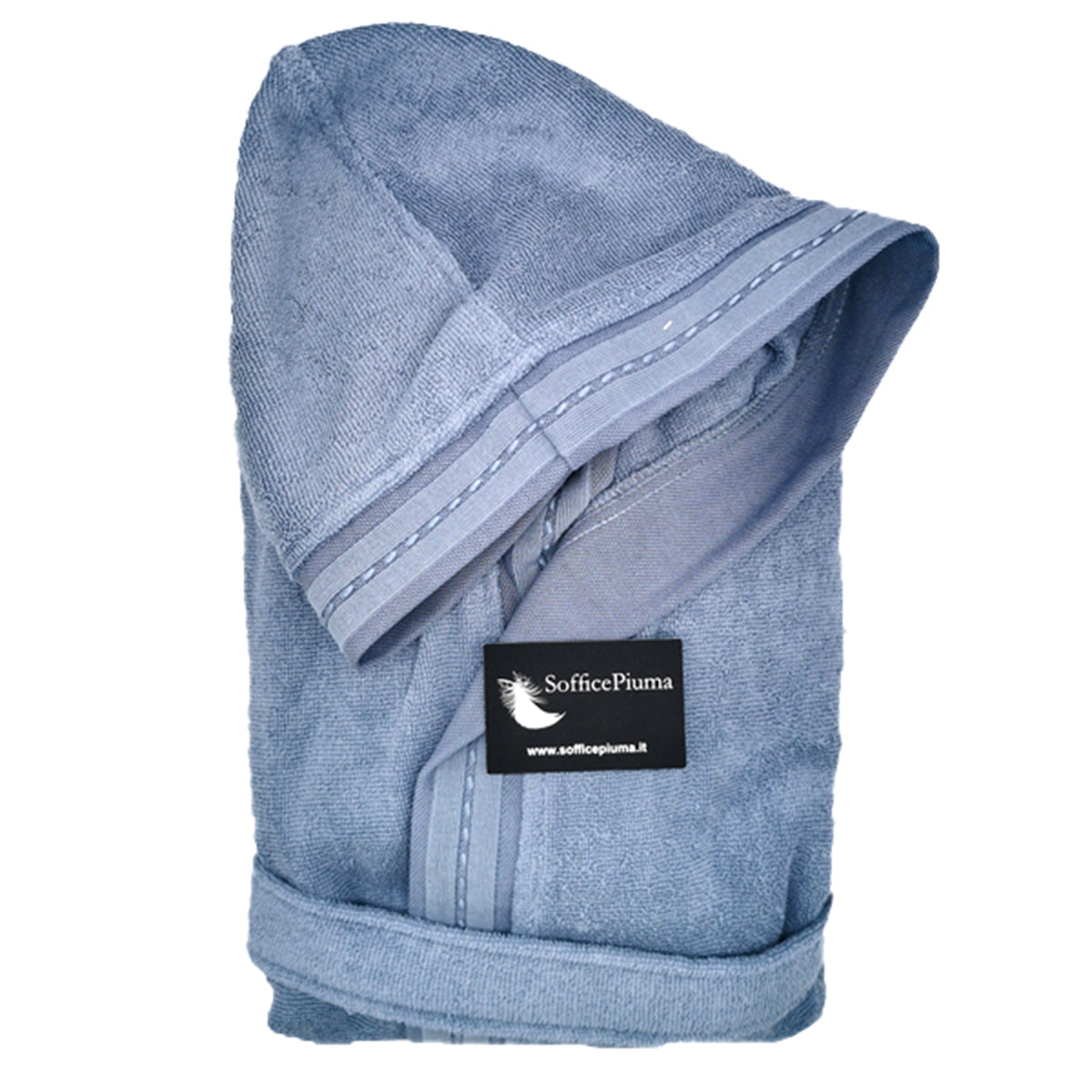 mirabello carrara accappatoio spugna cappuccio 5 1